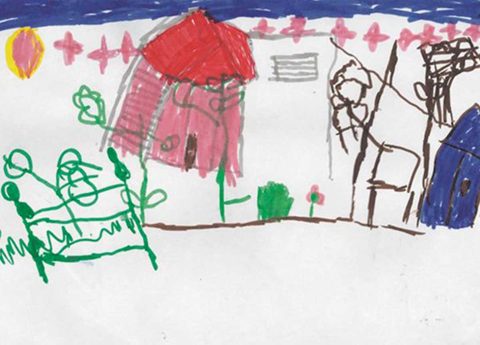 Original marker drawing